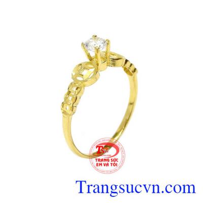 Nhẫn nữ kim tiền vàng 10k là sản phẩm mới được rất nhiều khách hàng ưa chuộng và lựa chọn