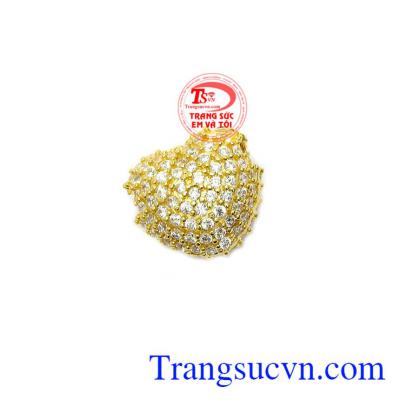 Mặt dây chuyền charm trái tim