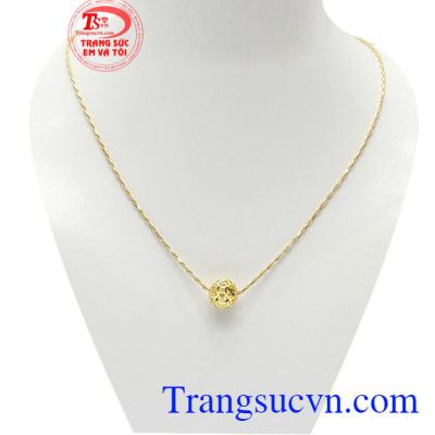 Bộ dây charm kim tiền vàng đẹp