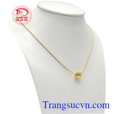 Bộ dây charm kim tiền vàng đẹp kiểu dáng thời trang, tinh tế