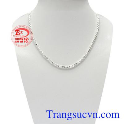 Dây bạc trẻ em chất lượng được chế tác đẹp và hợp thời trang