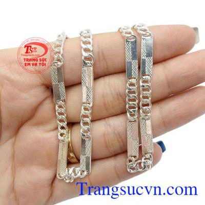 Dây bạc bé trai đẹp