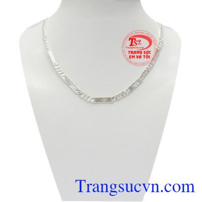 Dây bạc trẻ em xinh xắn được chế tác bằng công nghệ cao từ bạc 92.5 chuẩn chất lượng