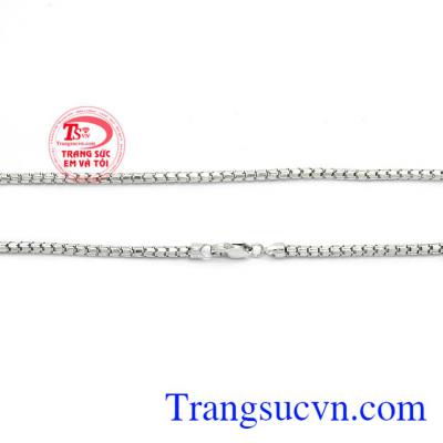 Dây vàng 18k 750 nhập khẩu nguyên chiếc ITALY tinh tế đeo bền đẹp