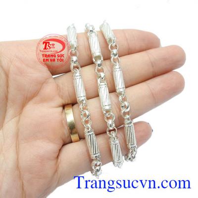 Dây bạc nam cá tính