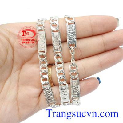 Dây bạc nam mạnh mẽ