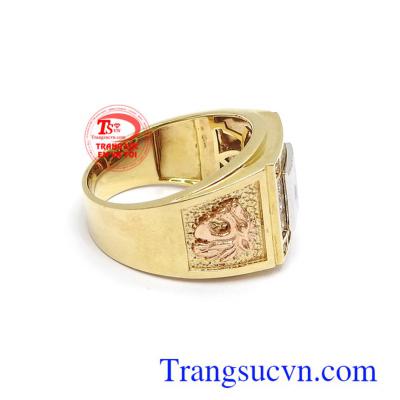 Nhẫn nam vàng 18k đẳng cấp là món quà tặng ý nghĩa dành tặng người yêu thương những dịp ý nghĩa
