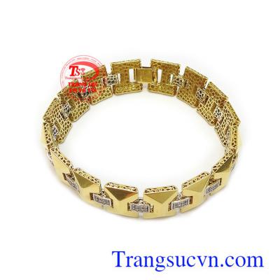 Lắc tay vàng tây 18k sang trọng, thời thượng