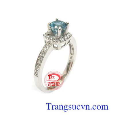 Nhẫn nữ Zircon thịnh vượng 10k