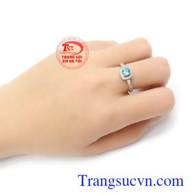 Nhẫn nữ Zircon thịnh vượng 10k