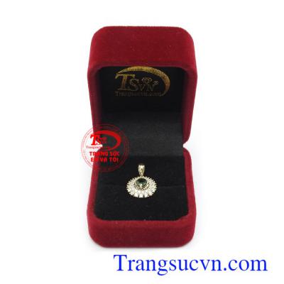 Mặt dây Sapphire 10k may mắn bền đẹp, chất lượng, giao hàng nhanh trên toàn quốc