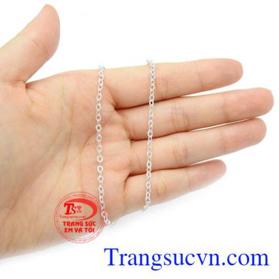 Dây chuyền bạc bé gái, bảo hành 6 tháng.