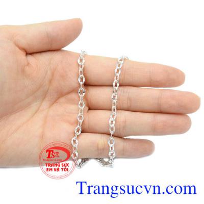 Dây chuyền bạc trẻ em độc đáo chất lượng, bảo hành 6 tháng.