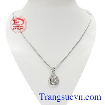 Bộ trang sức nữ tính vàng trắng