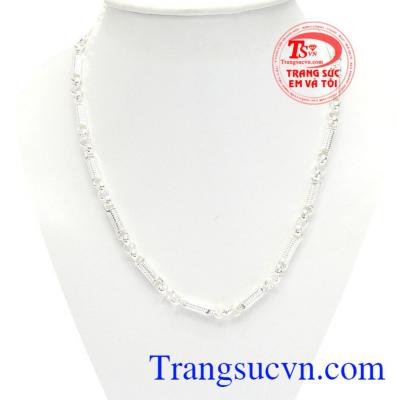 Dây bạc trẻ em an nhiên được chế tác từ bạc 925