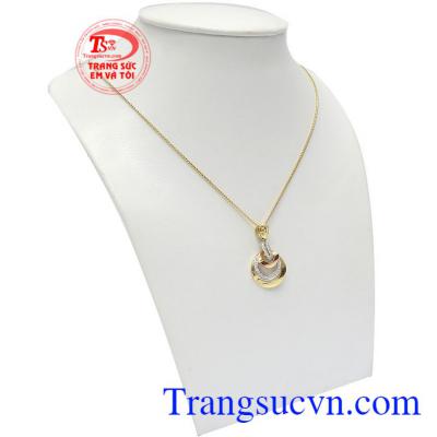 Bộ dây chuyền vàng sang trọng mang đến vẻ đẹp thanh lịch, tinh tế cho phái đẹp