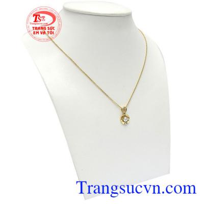 Bộ dây chuyền nữ dịu dàng được thiế kế theo công nghệ mới hiện đại, kiểu dáng thời trang