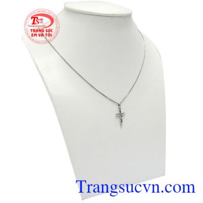 Bộ dây thánh giá vàng trắng là loại sản phẩm luôn nhận được sự yêu thích từ các khách hàng