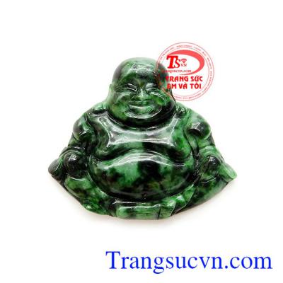 Mặt phật đi lặc hoan hỉ được chế tác từ ngọc cẩm thạch thiên nhiên