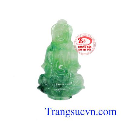 Mặt quan âm cẩm thạch từ bi là sản phẩm từ ngọc cẩm thạch thiên nhiên