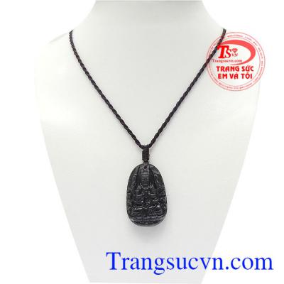 Phật bản mệnh đá Obsidian tuổi tý