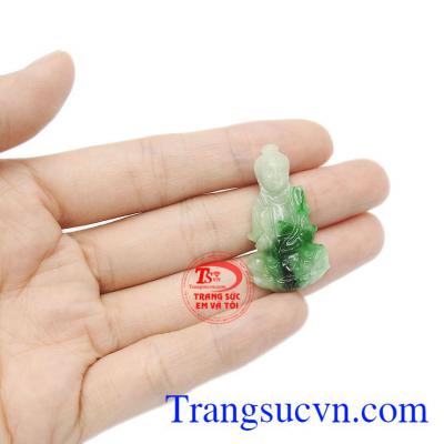 Mặt phật ngọc cẩm thạch có thể bọc vàng để làm mặt dây đeo.