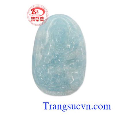 Mặt Phật Phổ Hiền Bồ Tát Aquamarine