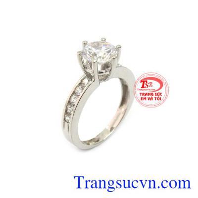 Nhẫn nữ Korea 10k tinh xảo nhập khẩu nguyên chiếc bền đẹp, chất lượng