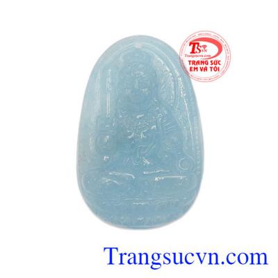 Mặt Aquamarine Phật bản mệnh tuổi Dậu là sản phẩm chất lượng đá Aquamarine chất lượng cao.
