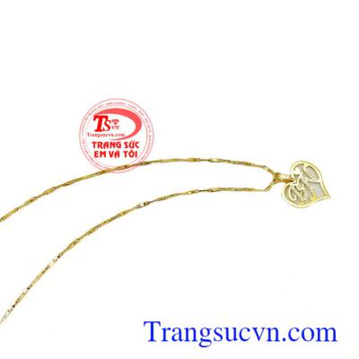 Bộ dây chuyền chữ tình yêu