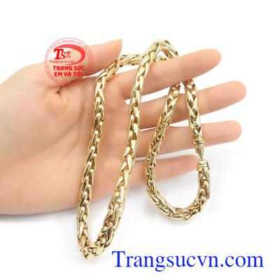 Dây chuyền vàng Italy nhập khẩu thương hiệu uy tín, chất lượng, bảo hành 06 tháng