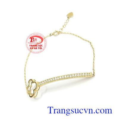 Lắc tay nữ vàng Korea cá tính