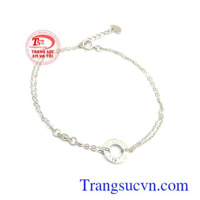 Lắc tay vàng Korea thời trang thiết kế độc đáo, phù hợp phong cách phái đẹp, tôn lên nét quý phái, dịu dàng và sang trọng