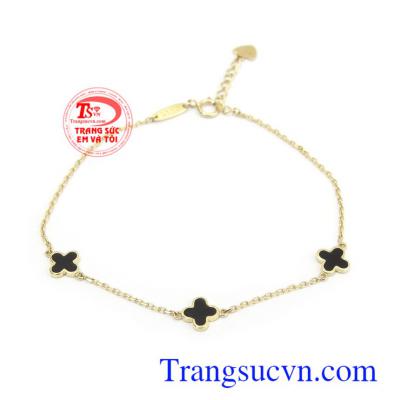 Lắc tay vàng Korea xinh xắn vàng 10k nhập khẩu bền đẹp, chất lượng