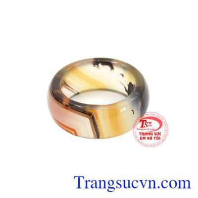 Sản phẩm nhẫn mã não thiên nhiên bền đẹp