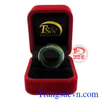 Nhẫn mã não xanh ngọc