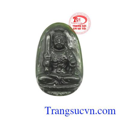 Phật bản mệnh tuổi dậu ngọc nephrite là sản phẩm ngọc cẩm thạch thiên nhiên, sản phẩm được chế tác tinh tế, đẹp