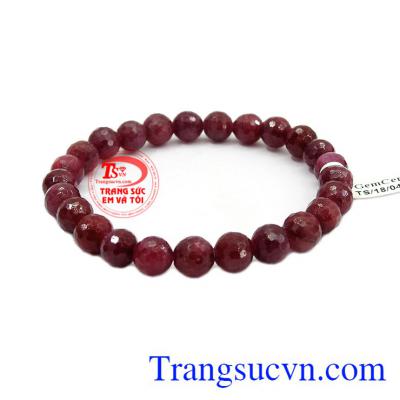 Vòng tay Ruby 7mm