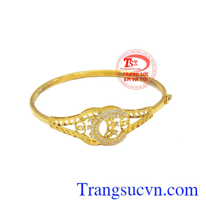 Vòng tay vàng sang trọng dành cho nữ,vòng tay vàng đeo hợp thời trang, chất lượng đảm bảo uy tín, khách hàng ưa chuộng nhiều năm