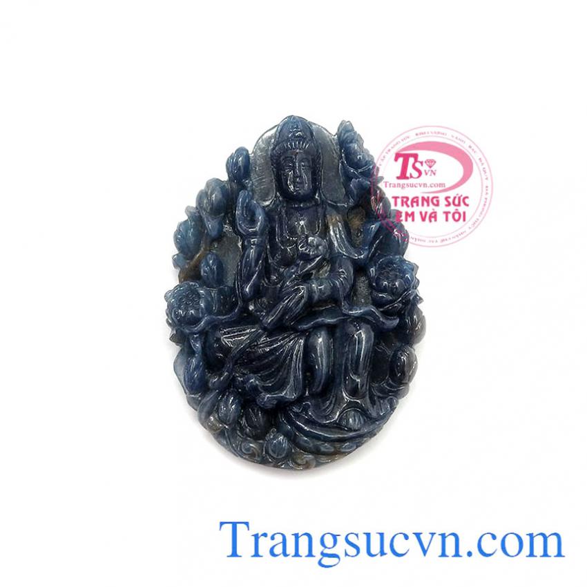 Mặt phật quan âm Sapphire tịnh tâm