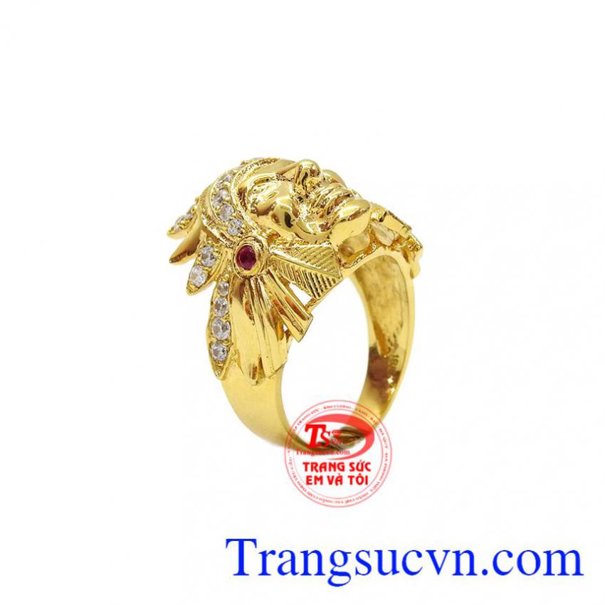 Nhẫn nam thổ dân 18k