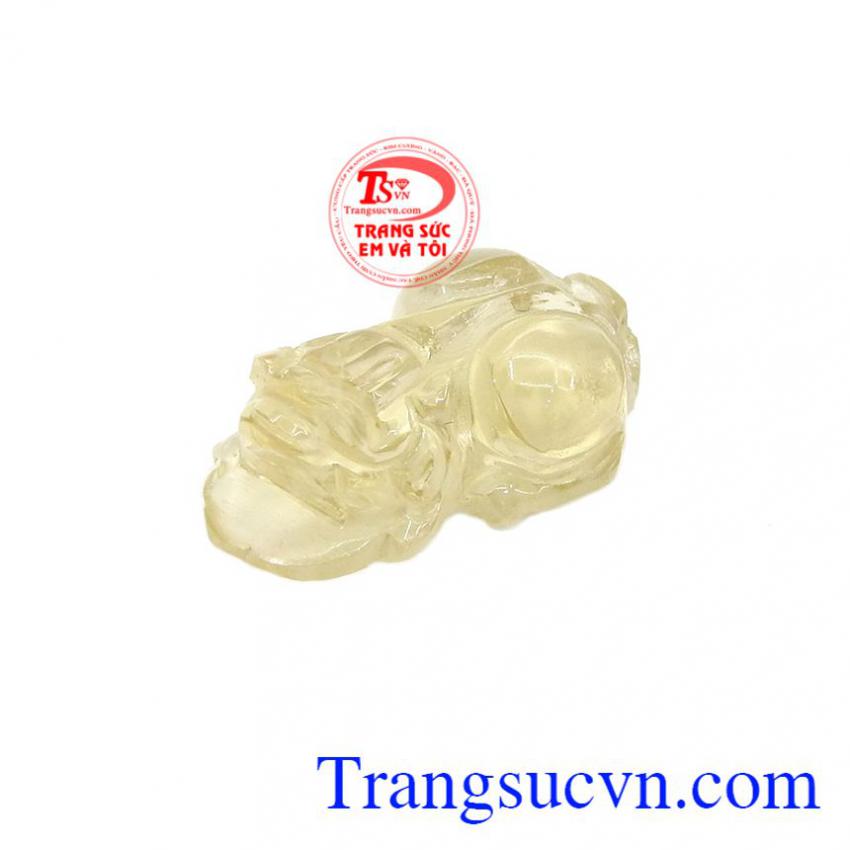 Tỳ hưu thạch anh vàng tài lộc