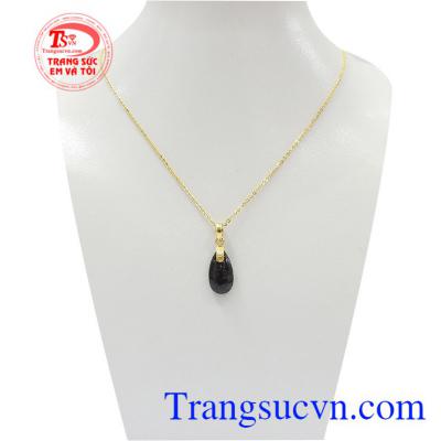 Bộ dây thạch anh tóc đen là sản phẩm từ thạch anh tóc đen, có giấy kiểm định