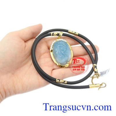 Bộ mặt dây Chúa Jesus bọc vàng chất lượng.