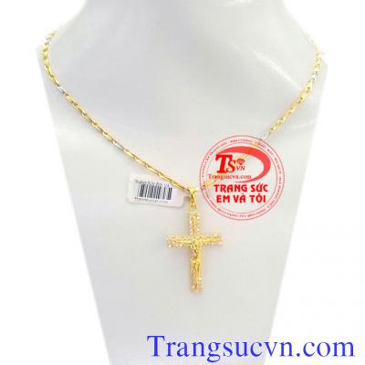 Bộ Mặt dây Thánh Giá vàng