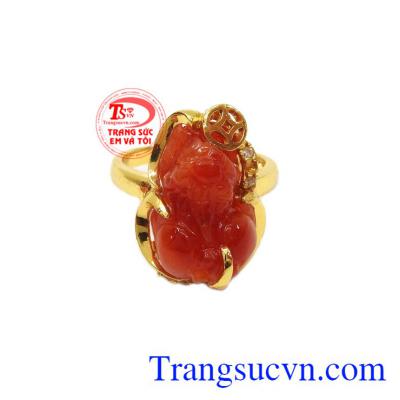 Sản phẩm thích hợp làm quà tặng cho người thân hoặc bạn bè,Bộ trang sức tỳ hưu 14k may mắn