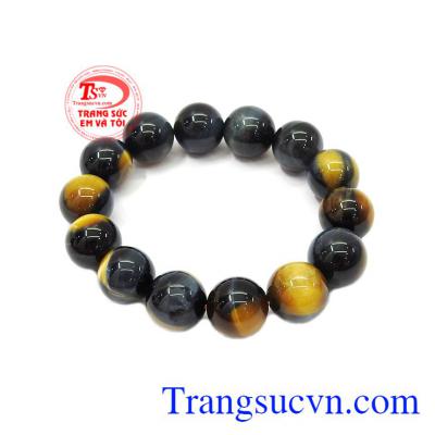 Chuỗi tay mắt hổ thiên nhiên được chế tác từ đá mắt hổ thiên nhiên chất lượng cao