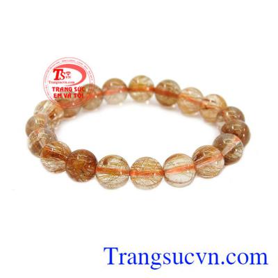 Chuỗi tay thạch anh tóc 9 ly thích hợp dành tặng cho người thân và bạn bè.