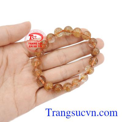 Thạch anh tóc thiên nhiên hợp phong thủy, mang đến sự may mắn, bình an.