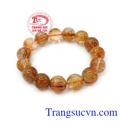 Chuỗi thạch anh tóc hoàng gia được coi là vật hộ mệnh mang lại may mắn 